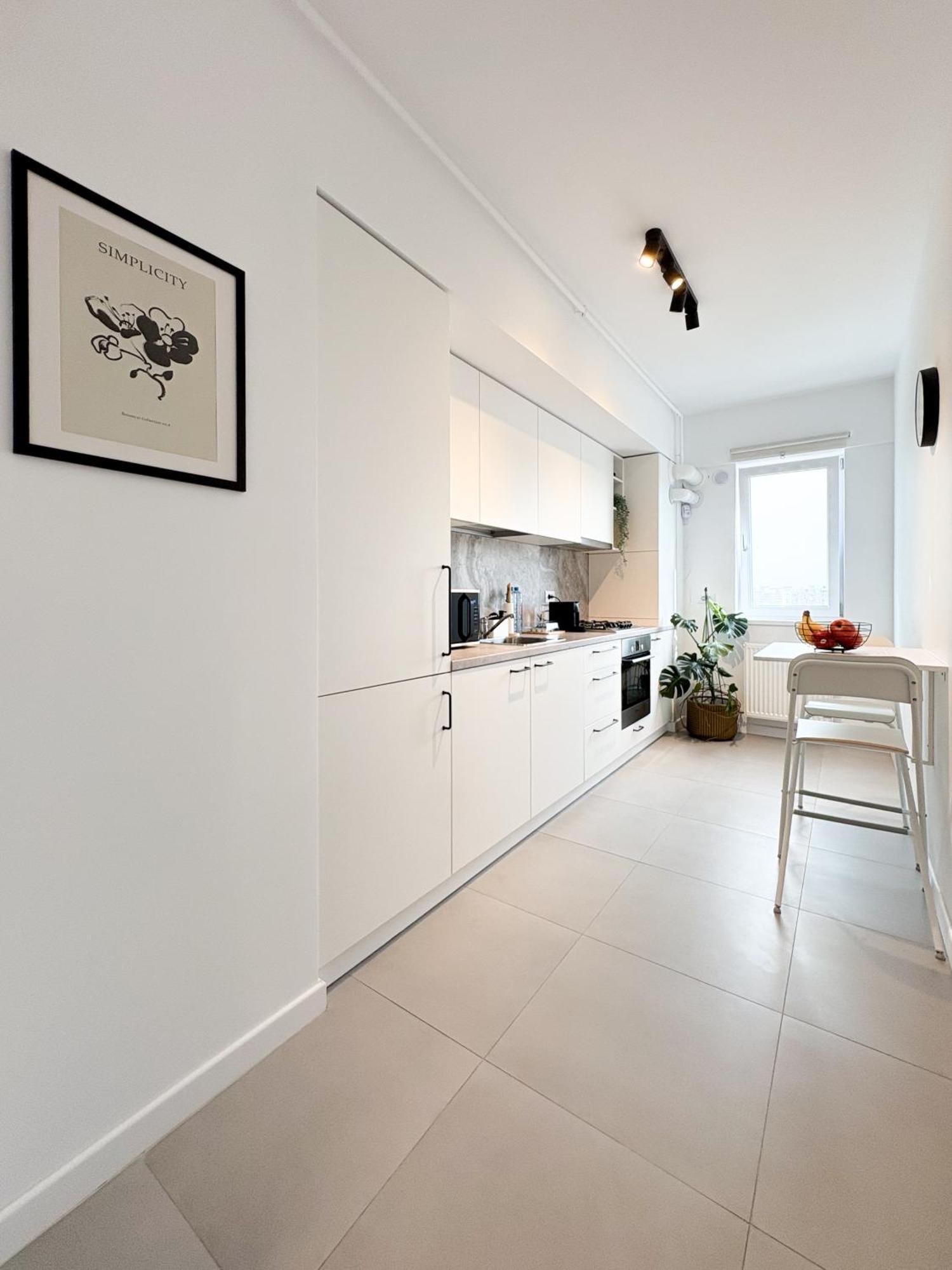 The Cozy Flat - Modern, New, 2 Rooms Apartment, Parking Bukarest Exterior foto